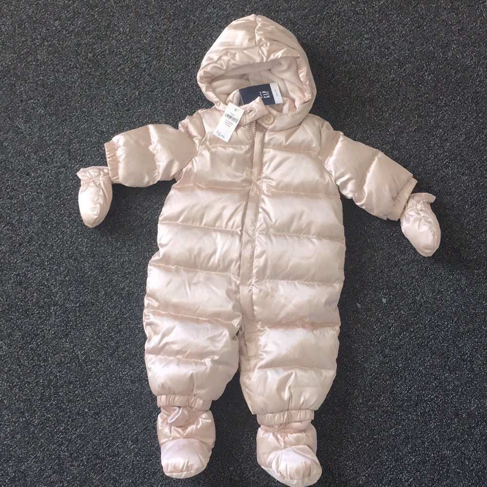 Gold winter snow suit